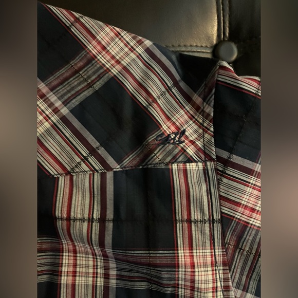 Men’s Coastal short sleeve button down plaid shirt in size xl. - Picture 8 of 10